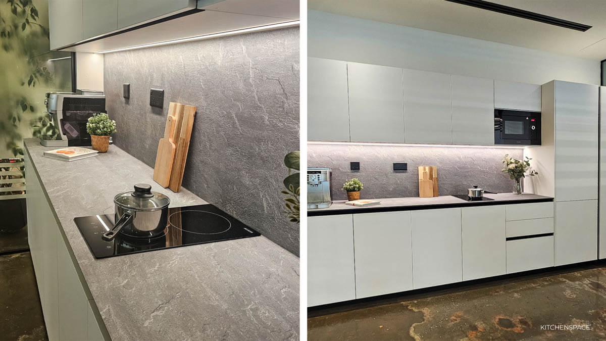 Minimalist Integrated Office Pantry